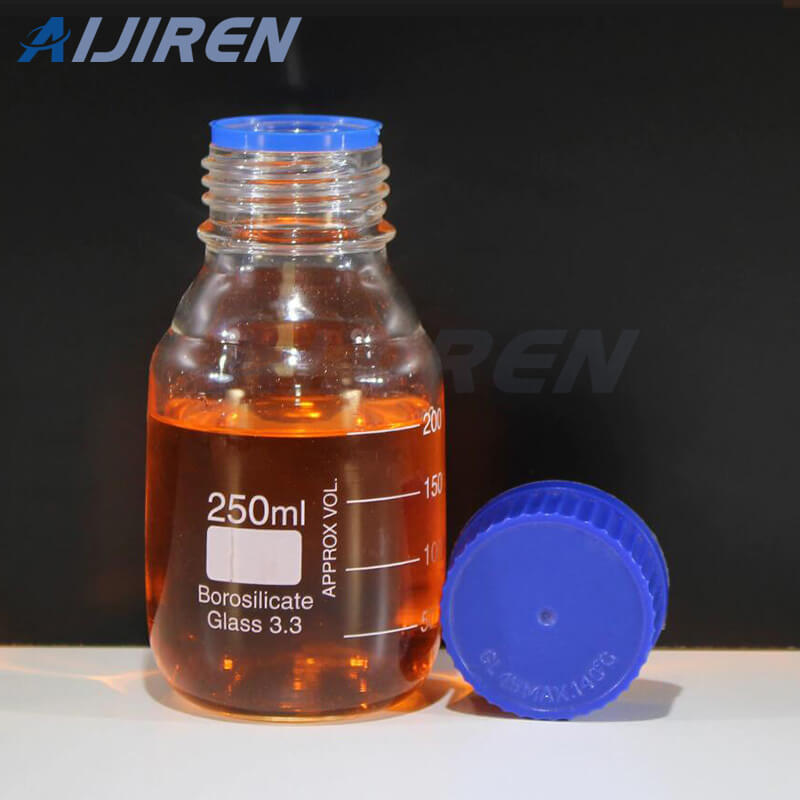 PUREGRIP® Bottles, Reagent, Amber Graduated with GL45 Screw 